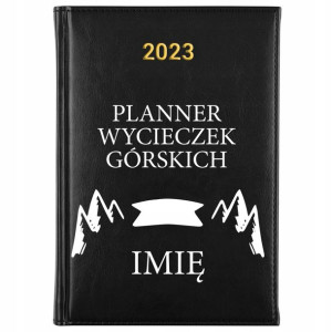 KALENDARZ Planer A5 2023 PODRÓŻNIKA Własne IMIĘ