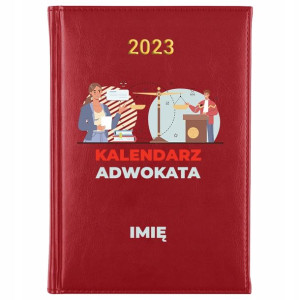KALENDARZ Planer A5 2023 Prezent dla ADWOKATA MiX