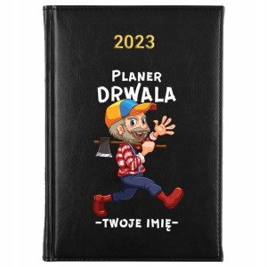 KALENDARZ Planer A5 2023 Prezent dla DRWALA - IMIĘ