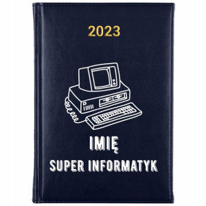 KALENDARZ Planer A5 2023 Prezent dla INFORMATYKA
