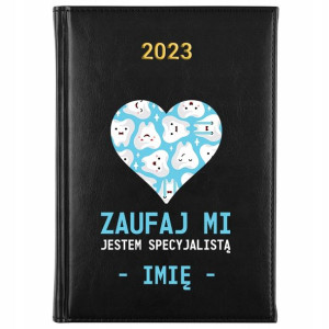 KALENDARZ Planer A5 2023 Prezent dla STOMATOLOGA