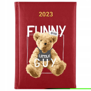 KALENDARZ Planer A5 2023 TEDDY BEAR Wiele Wzorów