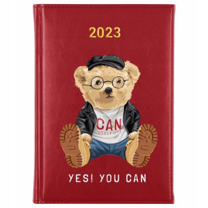 KALENDARZ Planer A5 2023 TEDDY BEAR Wiele Wzorów