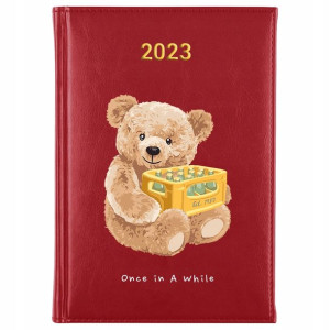 KALENDARZ Planer A5 2023 TEDDY BEAR Wiele Wzorów