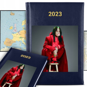 KALENDARZ Planer Książkowy A5 2023 BILLIE EILISH