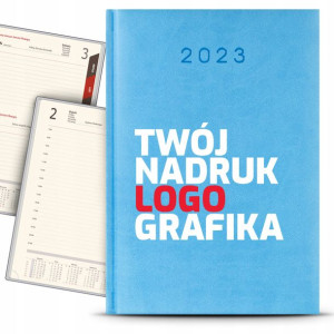 KALENDARZ Planer Książkowy A5 2023 ROK TWOJE LOGO
