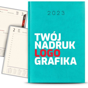 KALENDARZ Planer Książkowy A5 2023 ROK TWOJE LOGO
