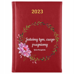 KALENDARZ Planer Książkowy A5 2023 Różne CYTATY