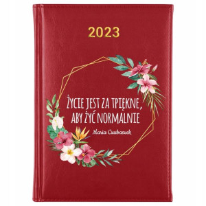 KALENDARZ Planer Książkowy A5 2023 Różne CYTATY
