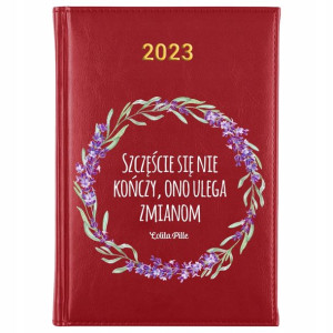 KALENDARZ Planer Książkowy A5 2023 Różne CYTATY