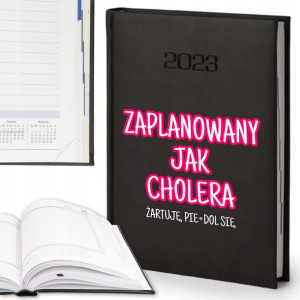 KALENDARZ Planer Książkowy A5 2023 Zabawne Wzory