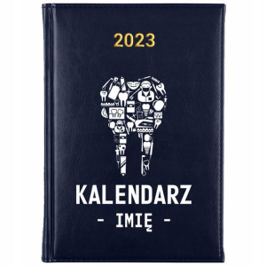KALENDARZ Terminarz A5 2023 dla DENTYSTY Wzory MiX