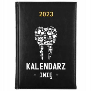 KALENDARZ Terminarz A5 2023 dla DENTYSTY Wzory MiX