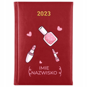 KALENDARZ Terminarz A5 2023 dla KOSMETYCZKI IMIĘ