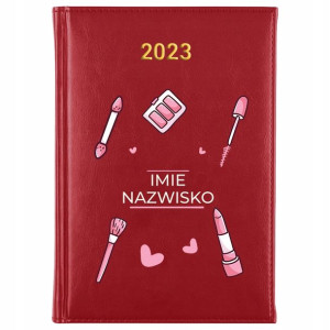 KALENDARZ Terminarz A5 2023 dla KOSMETYCZKI IMIĘ