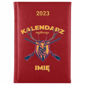 KALENDARZ Terminarz A5 2023 dla MYŚLIWEGO IMIĘ