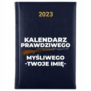 KALENDARZ Terminarz A5 2023 dla MYŚLIWEGO IMIĘ