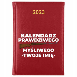 KALENDARZ Terminarz A5 2023 dla MYŚLIWEGO IMIĘ