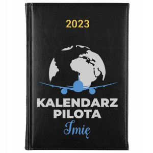 KALENDARZ Terminarz A5 2023 dla PILOTA Własne IMIĘ