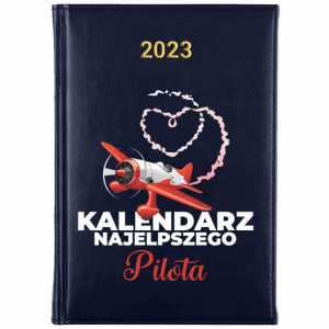 KALENDARZ Terminarz A5 2023 dla PILOTA Własne IMIĘ