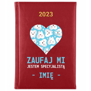 KALENDARZ Terminarz A5 2023 dla STOMATOLOGA Wzory