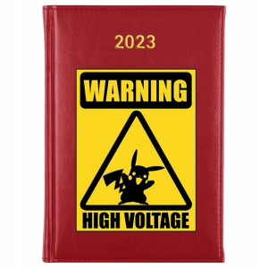 KALENDARZ Terminarz A5 2023 HIGH VOLTAGE Wzory MiX