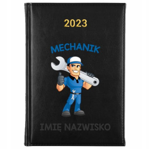 KALENDARZ Terminarz A5 2023 MECHANIK Własne IMIĘ