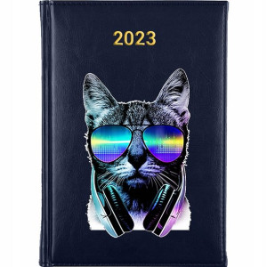 KALENDARZ Terminarz A5 2023 Music CAT Wiele WZORÓW