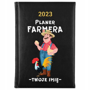 KALENDARZ Terminarz A5 2023 Planer FARMERA Imię