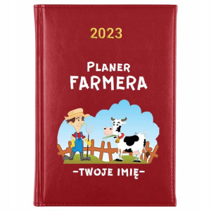 KALENDARZ Terminarz A5 2023 Planer FARMERA Imię