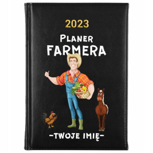 KALENDARZ Terminarz A5 2023 Planer FARMERA Imię