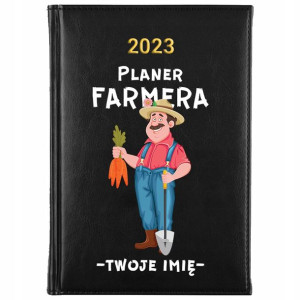 KALENDARZ Terminarz A5 2023 Planer FARMERA Imię