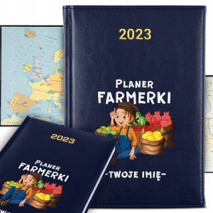 KALENDARZ Terminarz A5 2023 Planer FARMERA Imię
