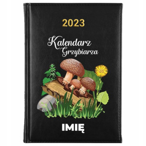 KALENDARZ Terminarz A5 2023 Prezent dla GRZYBIARZA