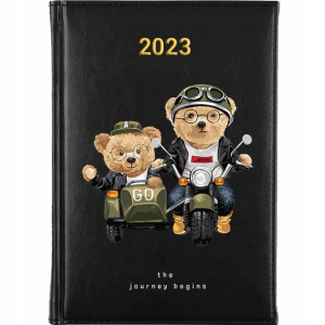 KALENDARZ Terminarz A5 2023 TEDDY BEAR MiX Wzory
