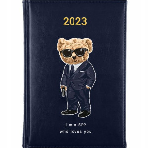KALENDARZ Terminarz A5 2023 TEDDY BEAR MiX Wzory
