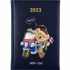 KALENDARZ Terminarz A5 2023 TEDDY BEAR MiX Wzory