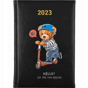 KALENDARZ Terminarz A5 2023 TEDDY BEAR MiX Wzory