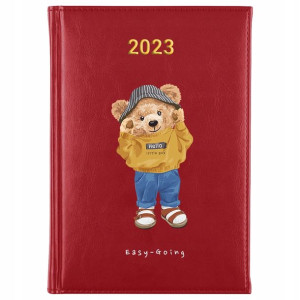 KALENDARZ Terminarz A5 2023 TEDDY BEAR MiX Wzory