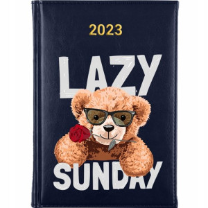KALENDARZ Terminarz A5 2023 TEDDY BEAR MiX Wzory