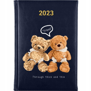KALENDARZ Terminarz A5 2023 TEDDY BEAR MiX Wzory