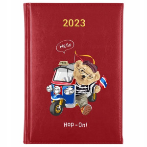 KALENDARZ Terminarz A5 2023 TEDDY BEAR MiX Wzory