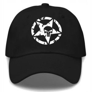 CZAPKA z DASZKIEM Bejsbolówka Różne WZORY PUNISHER
