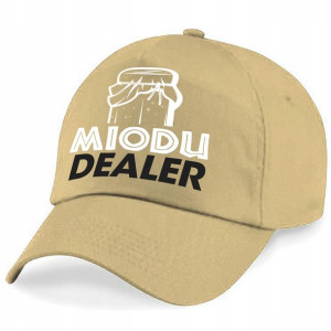 CZAPKA z DASZKIEM Dealer MIODU dla PSZCZELARZA MIX