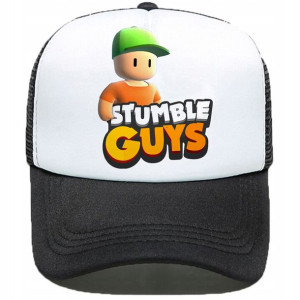 CZAPKA z Daszkiem dla Dzieci Wzory STUMBLE GUYS