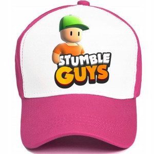 CZAPKA z Daszkiem dla Dzieci Wzory STUMBLE GUYS