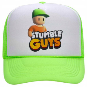 CZAPKA z Daszkiem dla Dzieci Wzory STUMBLE GUYS