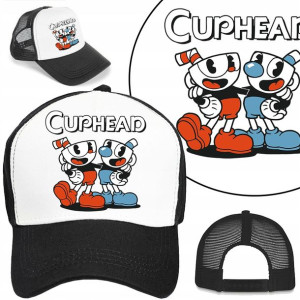 Modna CZAPKA z Daszkiem Bejsbolówka CUPHEAD Wzory