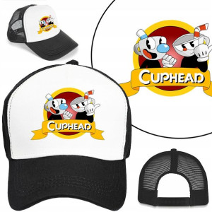 Modna CZAPKA z Daszkiem Bejsbolówka CUPHEAD Wzory