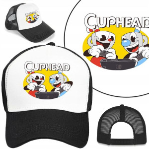 Modna CZAPKA z Daszkiem Bejsbolówka CUPHEAD Wzory